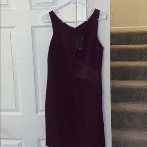 A|X maroon/burgundy dress